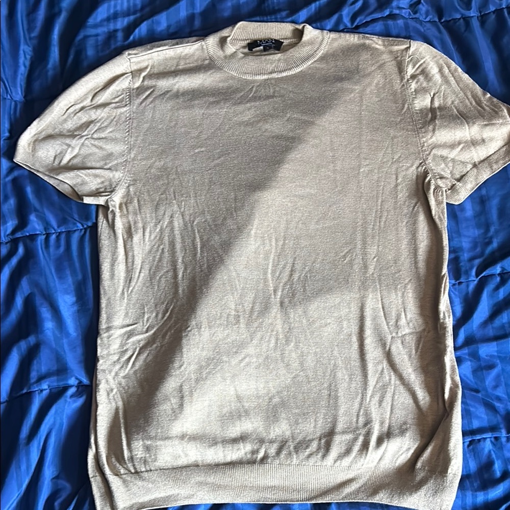 Basic Short Sleeve turtleneck muscle fit BooHoo polo